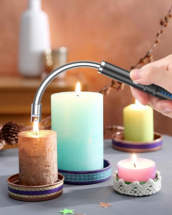 Rechargeable Electric Lighter For Kitchen,Stove,Candle & Diwali with Charging Port