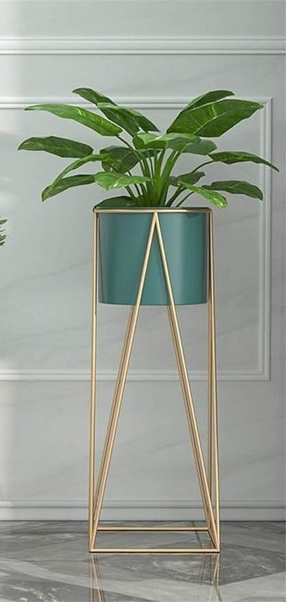 Planer Pot with Stand | Metal Flower Stands Planter for Indoor,Out Door, Pack of 1