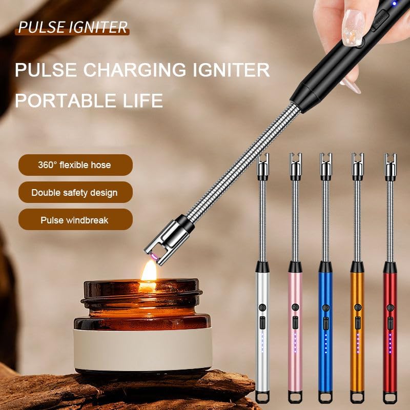 Rechargeable Electric Lighter For Kitchen,Stove,Candle & Diwali with Charging Port