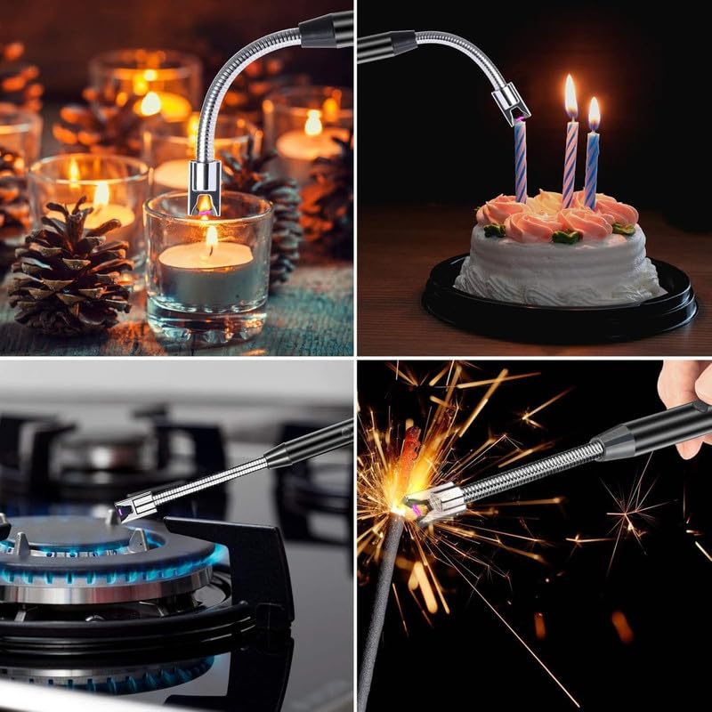 Rechargeable Electric Lighter For Kitchen,Stove,Candle & Diwali with Charging Port